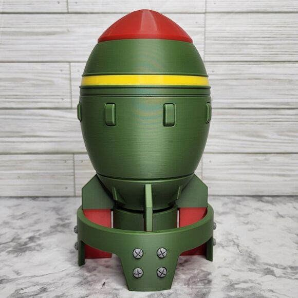 Fallout Mini Nuke Container 3D Printed Prop Container Planter Fat Man Ammo - Picture 1 of 9